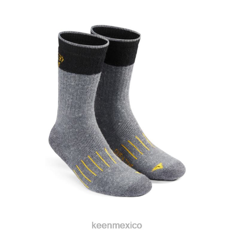 KEEN calcetín mediano pittsburg de doble denier hombres gris accesorios TXRFD332