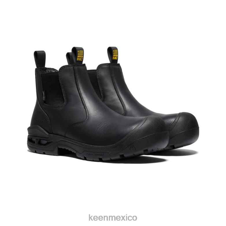 KEEN Bota impermeable juneau romeo (puntera de fibra de carbono) hombres negro calzado TXRFD242