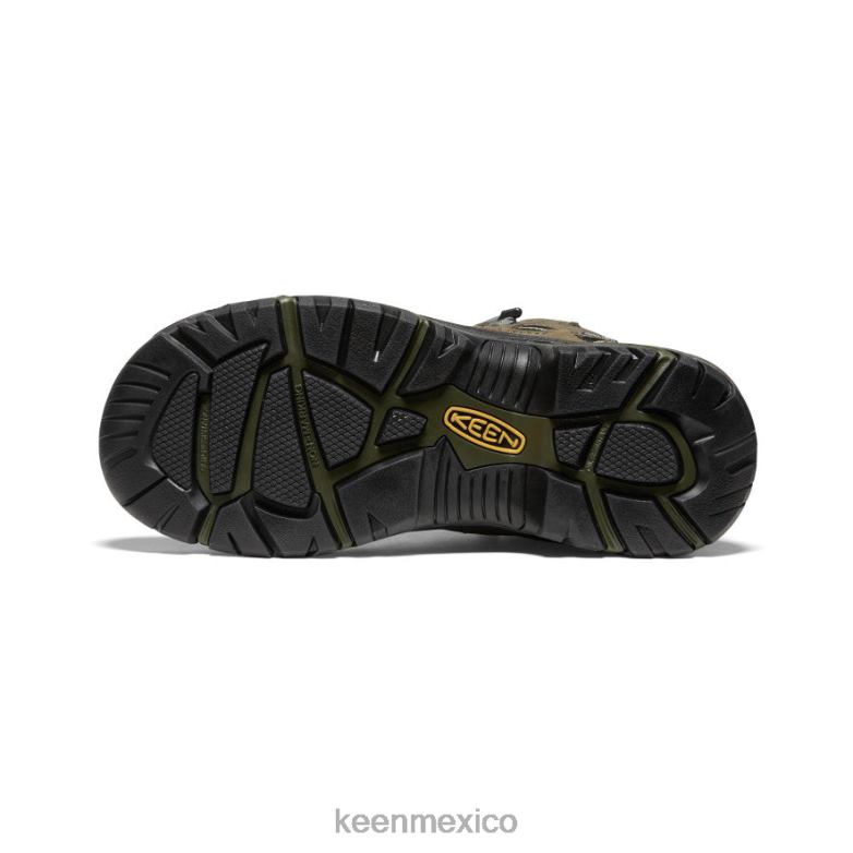 KEEN Braddock impermeable medio (puntera de acero) hombres gárgola/noche del bosque calzado TXRFD354