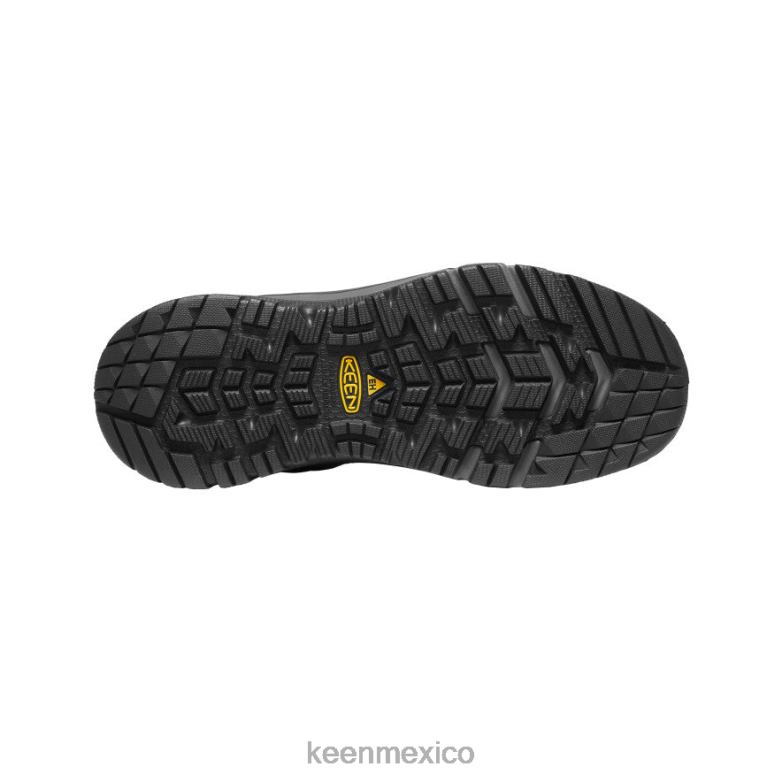 KEEN Kansas City Mid (puntera de fibra de carbono) hombres negro/pistola calzado TXRFD194