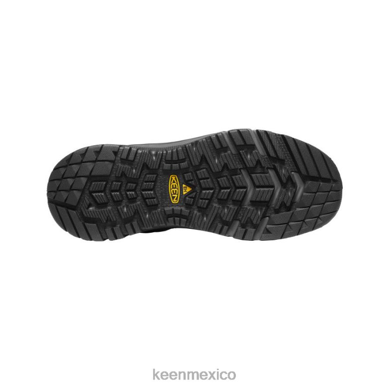 KEEN Kansas City impermeable medio (puntera de fibra de carbono) hombres negro/pistola calzado TXRFD161