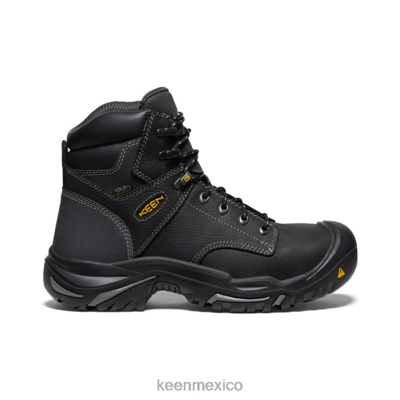 KEEN Monte Vernon 6" hombres negro calzado TXRFD317