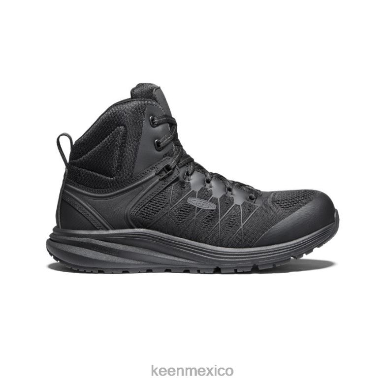 KEEN Vista Energy Mid (puntera de fibra de carbono) hombres Cuervo negro calzado TXRFD139