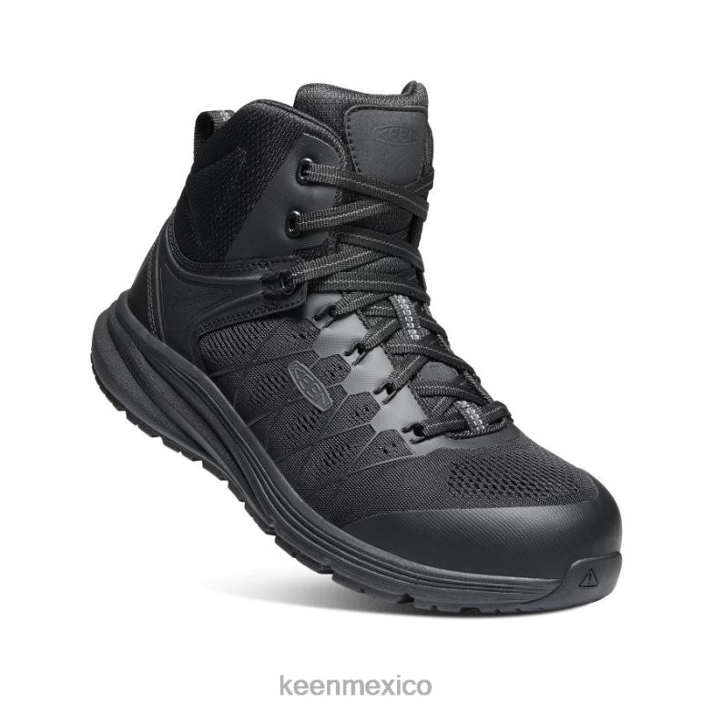 KEEN Vista Energy Mid (puntera de fibra de carbono) hombres Cuervo negro calzado TXRFD139