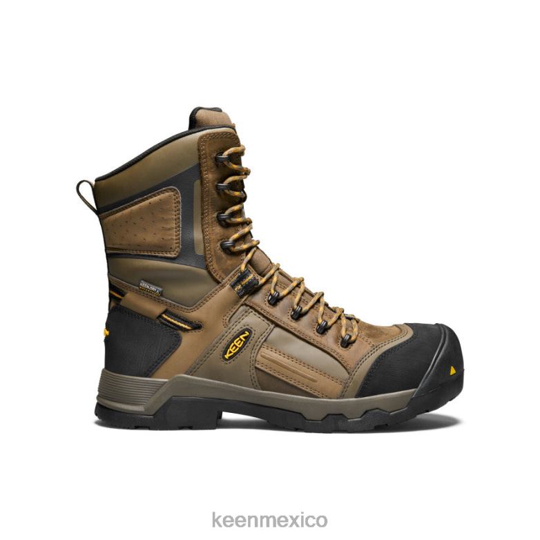 KEEN csa davenport 8" hombres tierra oscura/oro inca calzado TXRFD358