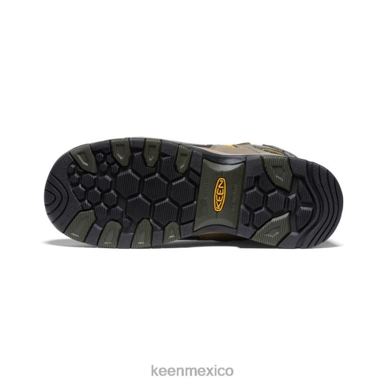KEEN davenport al impermeable medio (puntera compuesta) hombres shitake/noche del bosque calzado TXRFD289