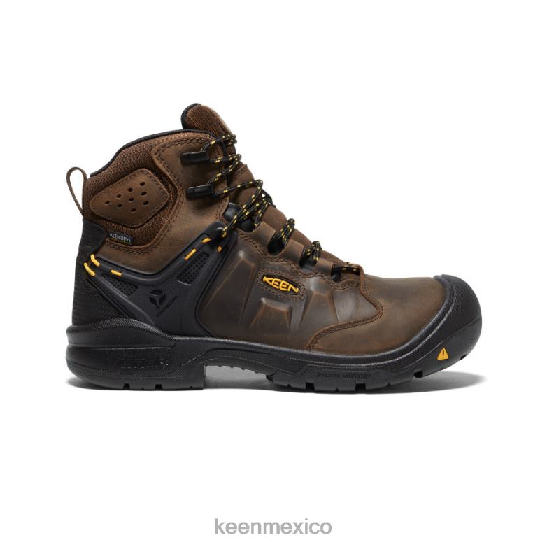 KEEN dover 6" hombres tierra oscura/negro calzado TXRFD174