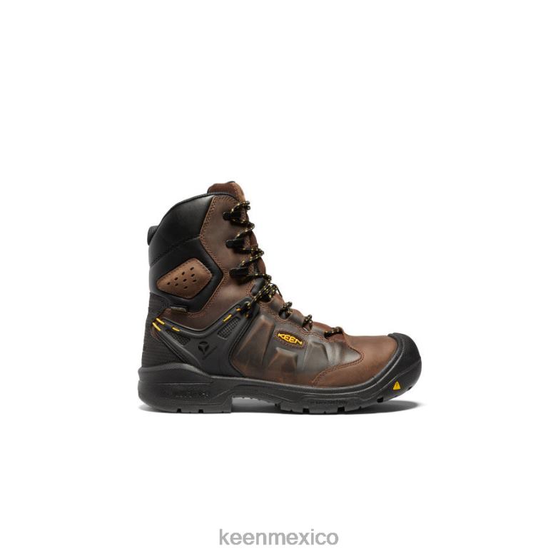 KEEN dover 8" hombres tierra oscura/negro calzado TXRFD237