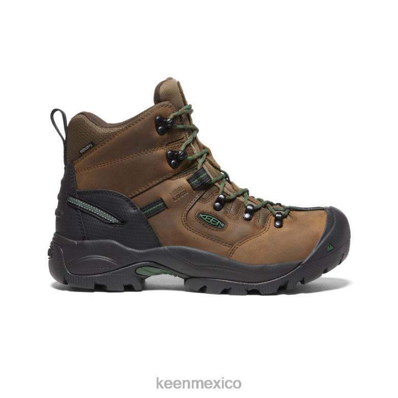 KEEN energía de pittsburgh 6" hombres cascada marrón/pastos más verdes calzado TXRFD138