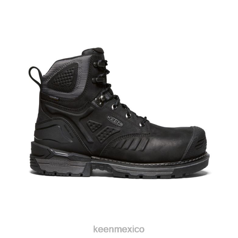 KEEN filadelfia 6" hombres negro/gris acero calzado TXRFD362