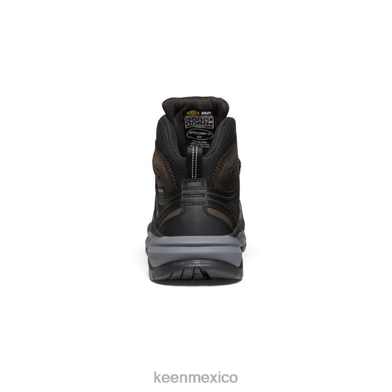 KEEN kansas city+ kbf impermeable medio (puntera blanda) hombres café en grano/negro calzado TXRFD2