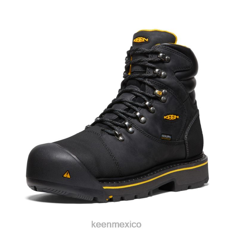 KEEN milwaukee impermeable (puntera de acero) hombres negro calzado TXRFD363