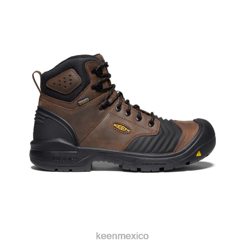 KEEN portland 6" hombres tierra oscura/negro calzado TXRFD303