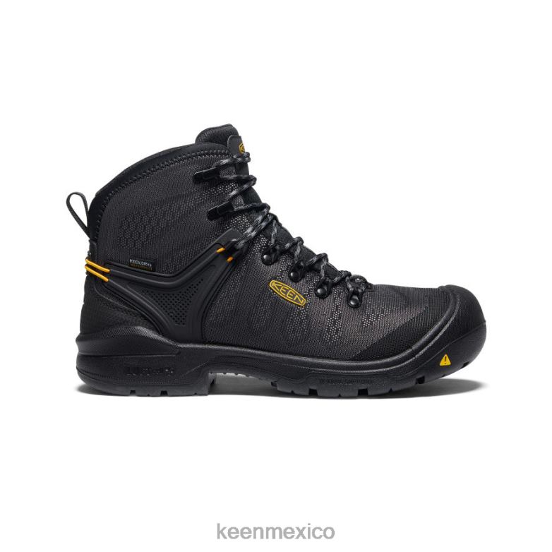 KEEN querido nacido 6" hombres negro/gris acero calzado TXRFD365