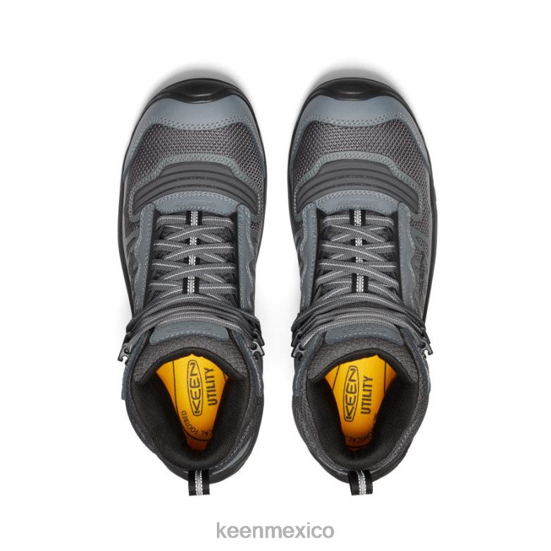 KEEN reno mid kbf impermeable (puntera de fibra de carbono) hombres imán/negro calzado TXRFD21