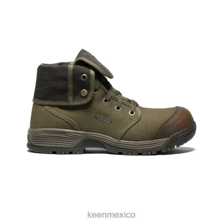KEEN roswell mid (puntera de fibra de carbono) hombres oliva militar/oliva negro calzado TXRFD282