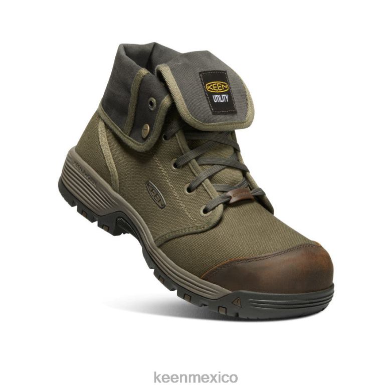 KEEN roswell mid (puntera de fibra de carbono) hombres oliva militar/oliva negro calzado TXRFD282
