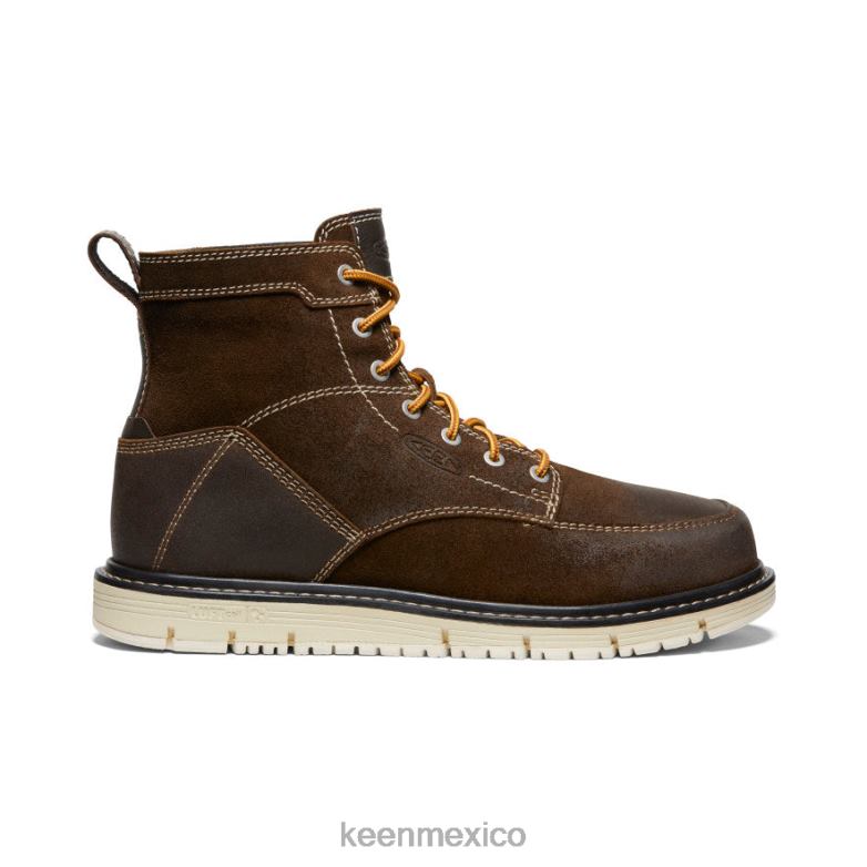 KEEN san josé 6" hombres grano de café/blanco estrella calzado TXRFD67