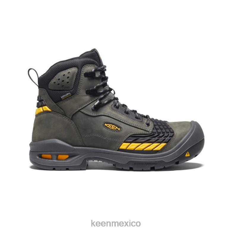 KEEN troya 6" hombres imán/negro calzado TXRFD256