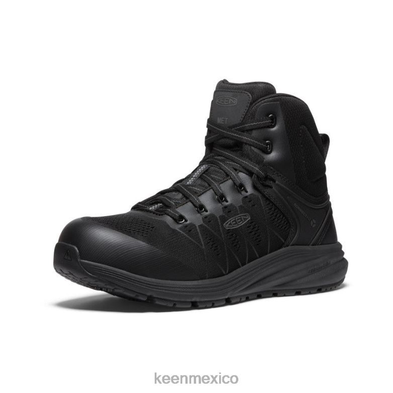 KEEN vista energy mid int met (puntera de fibra de carbono) hombres Cuervo negro calzado TXRFD38