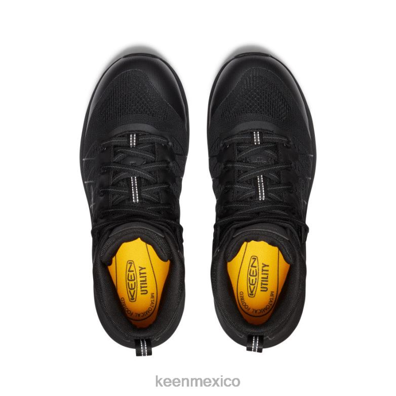 KEEN vista energy mid int met (puntera de fibra de carbono) hombres Cuervo negro calzado TXRFD38