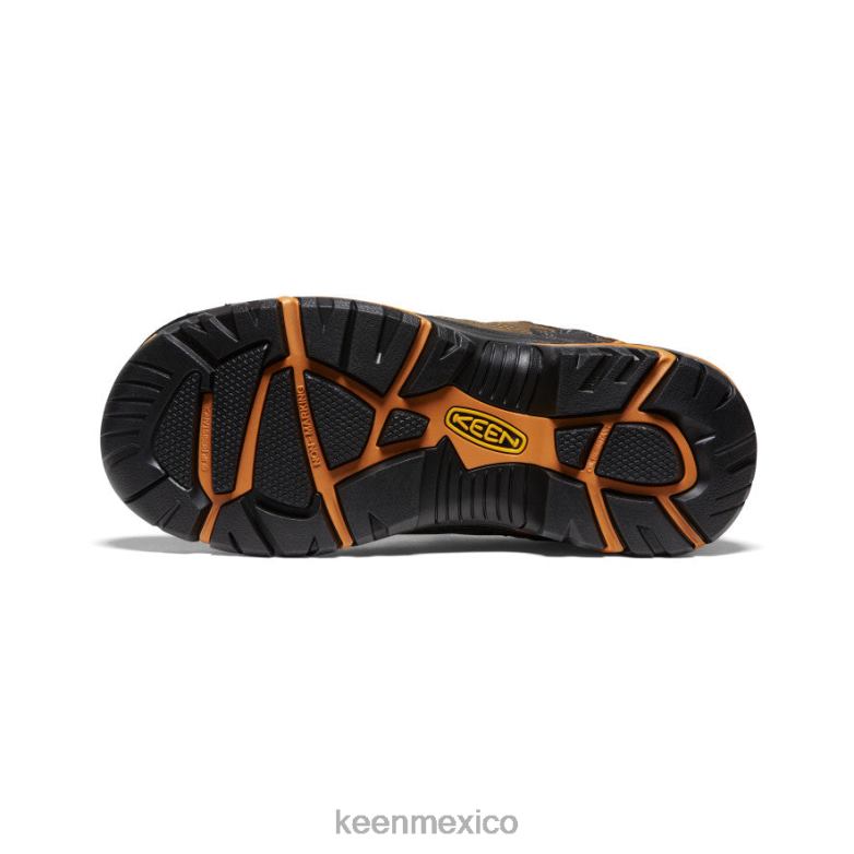 KEEN Braddock bajo (punta blanda) hombres cascada/ocre naranja calzado TXRFD349