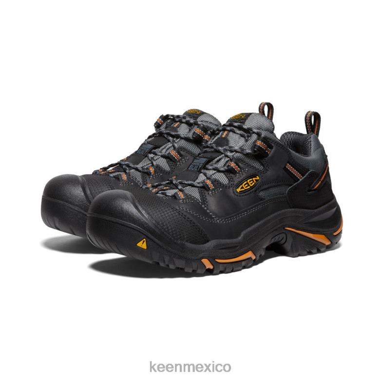 KEEN Braddock bajo (puntera de acero) hombres negro/bossa nova calzado TXRFD355
