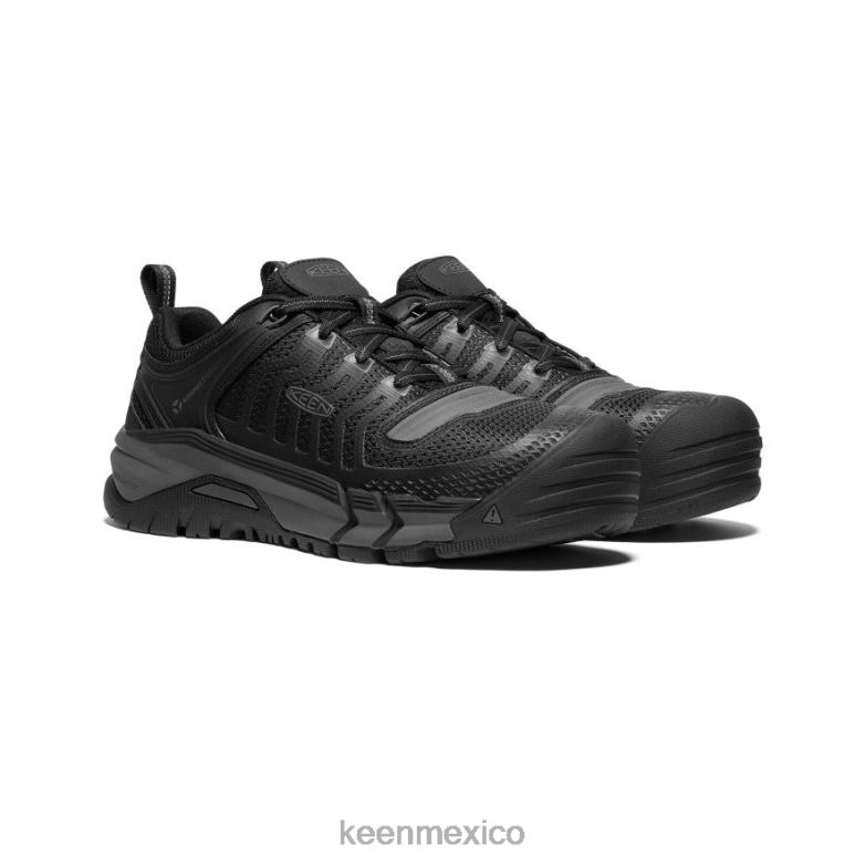 KEEN Kansas City (puntera de fibra de carbono) hombres negro/pistola calzado TXRFD233