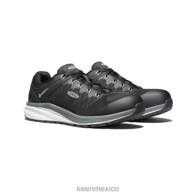 KEEN Vista Energy ESD (puntera de fibra de carbono) hombres vapor/negro calzado TXRFD146