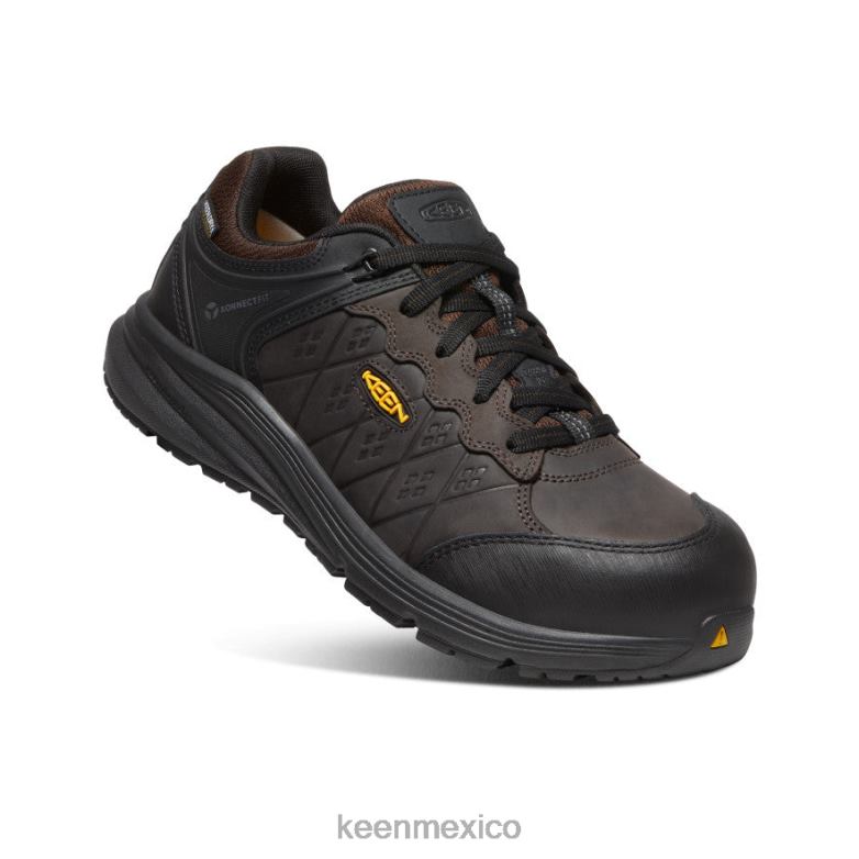 KEEN Vista Energy+ impermeable (puntera de fibra de carbono) hombres café en grano/negro calzado TXRFD164