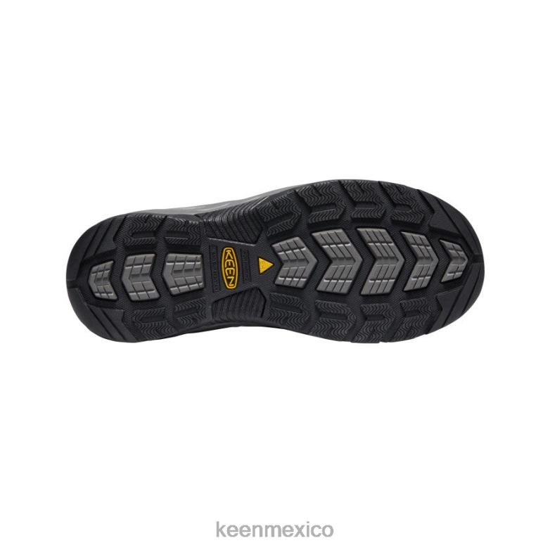 KEEN atlanta cool ii (puntera de acero) hombres negro/sombra oscura calzado TXRFD277