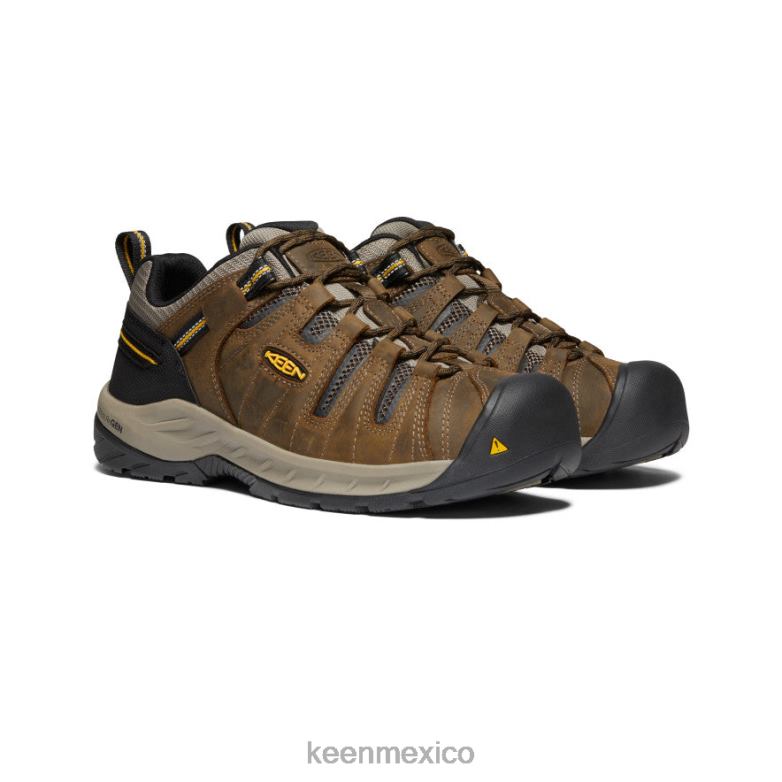 KEEN pedernal ii (dedo blando) hombres marrón cascada/varilla dorada calzado TXRFD180
