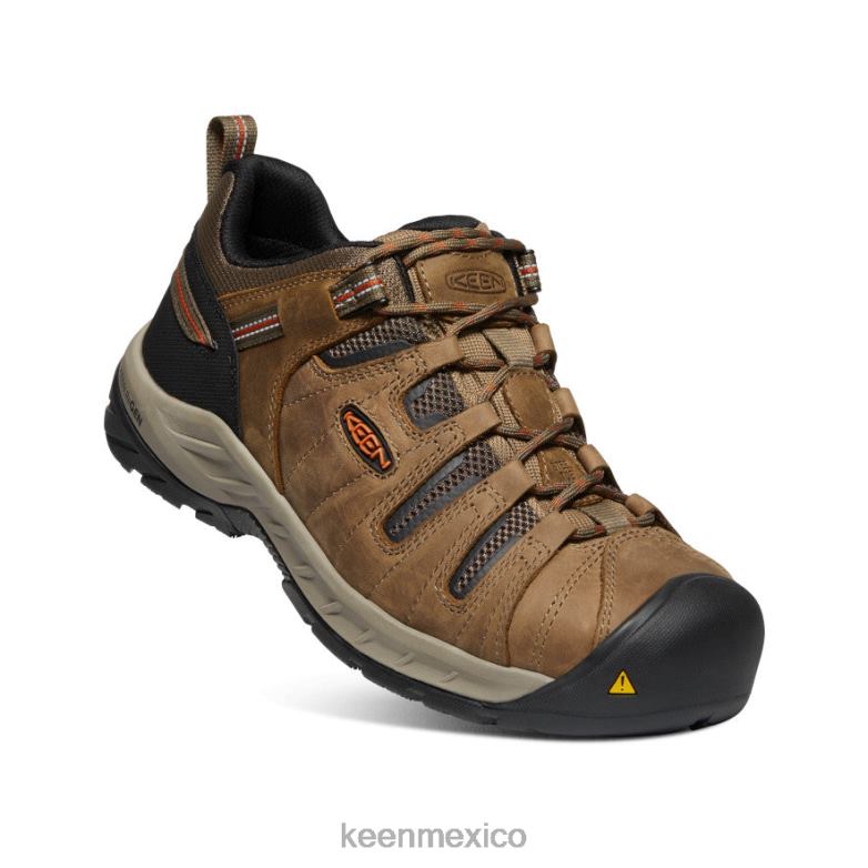 KEEN pedernal ii (punta de acero) hombres shitake/óxido calzado TXRFD254