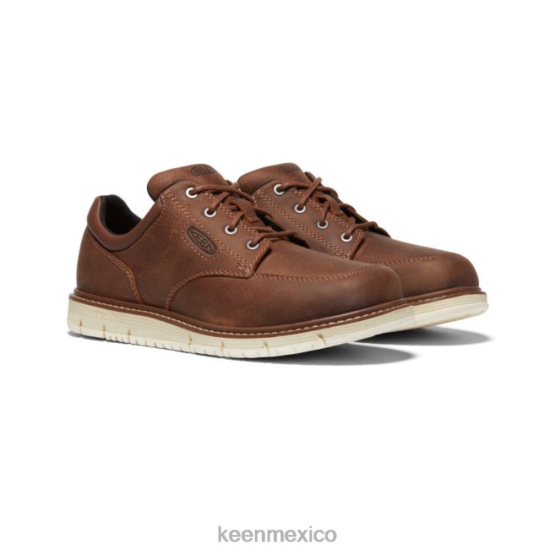 KEEN san jose oxford (dedo blando) hombres pan de jengibre/blanquecino calzado TXRFD238