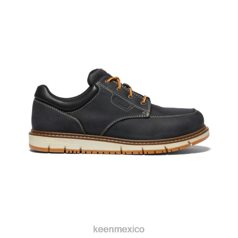 KEEN san jose oxford (puntera de aluminio) hombres negro/blanco roto calzado TXRFD299