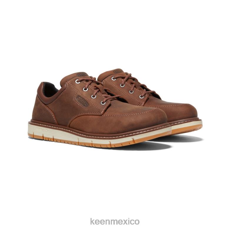 KEEN san jose oxford (puntera de aluminio) hombres pan de jengibre/blanquecino calzado TXRFD298