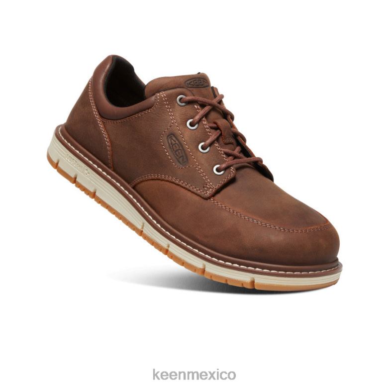 KEEN san jose oxford (puntera de aluminio) hombres pan de jengibre/blanquecino calzado TXRFD298