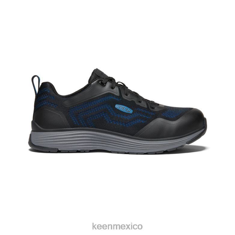 KEEN sparta 2 (puntera de aluminio) hombres azul brillante/negro calzado TXRFD59