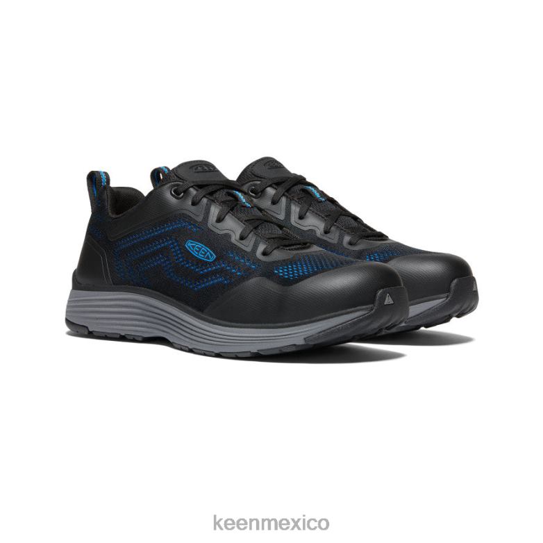 KEEN sparta 2 (puntera de aluminio) hombres azul brillante/negro calzado TXRFD59
