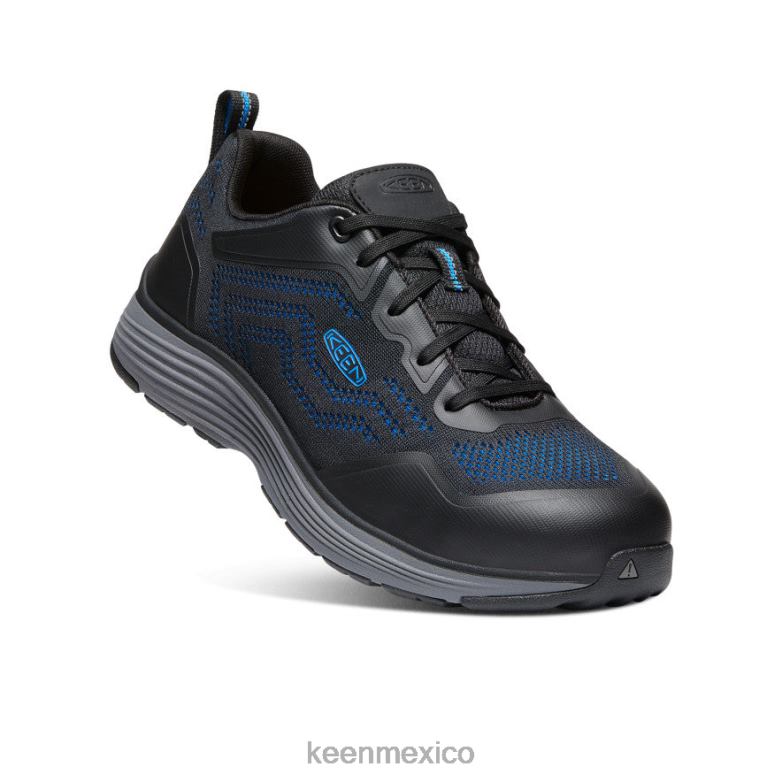 KEEN sparta 2 (puntera de aluminio) hombres azul brillante/negro calzado TXRFD59