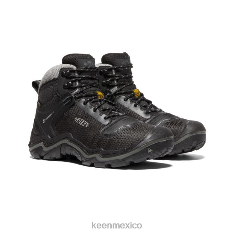 KEEN Bota ancha impermeable durand evo hombres negro/imán calzado TXRFD391