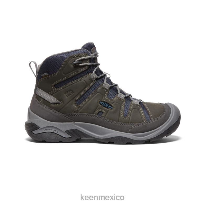 KEEN bota impermeable circadia hombres gris acero/azul legión calzado TXRFD72