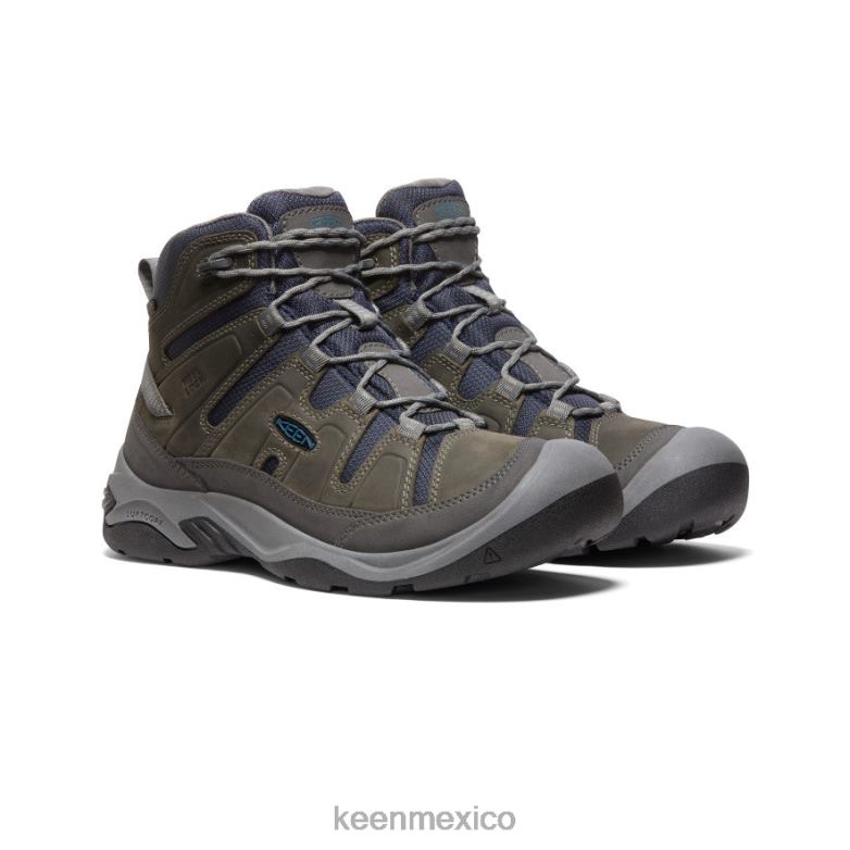 KEEN bota impermeable circadia hombres gris acero/azul legión calzado TXRFD72