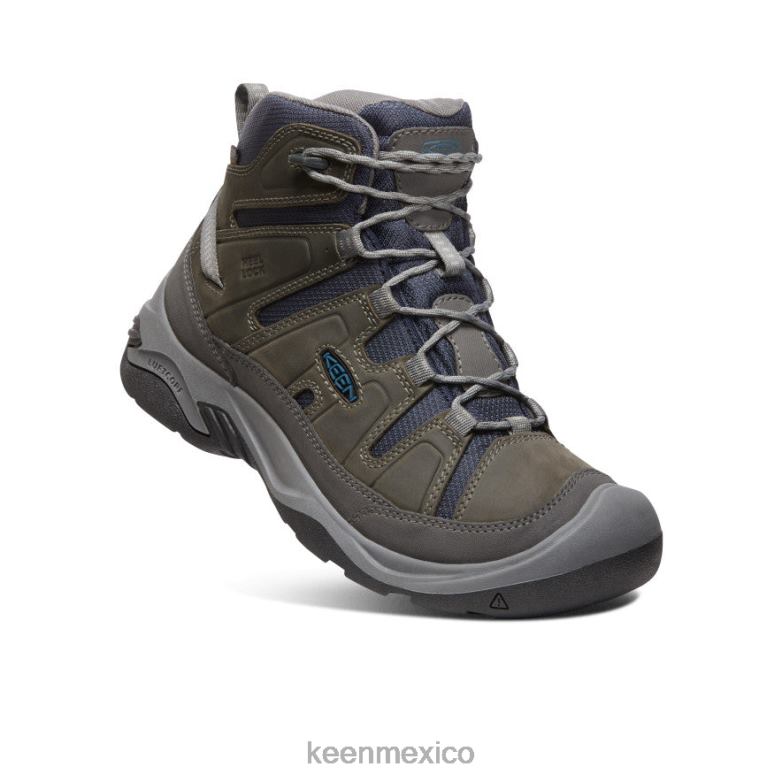 KEEN bota impermeable circadia hombres gris acero/azul legión calzado TXRFD72