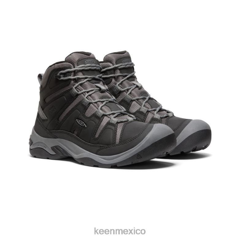 KEEN bota impermeable circadia hombres negro/gris acero calzado TXRFD70