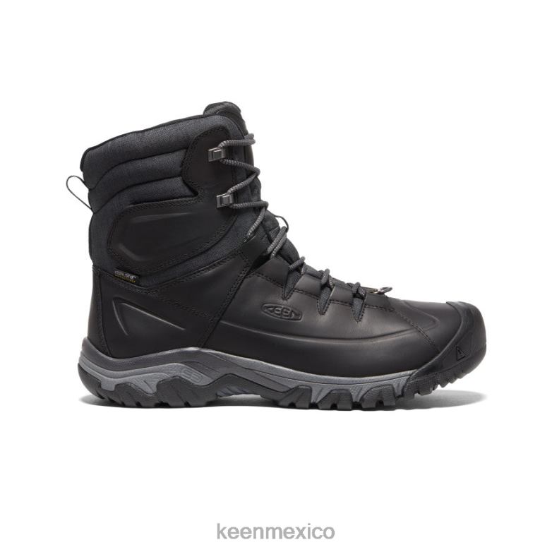 KEEN bota impermeable de encaje alto targhee hombres Cuervo negro calzado TXRFD390
