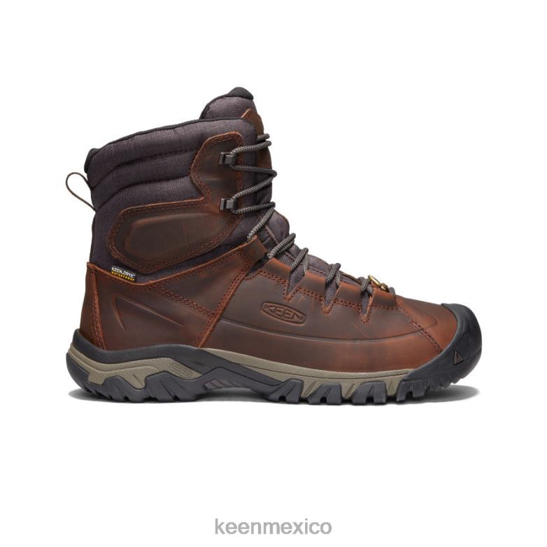 KEEN bota impermeable de encaje alto targhee hombres cacao/mantillo calzado TXRFD389