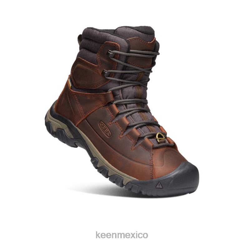 KEEN bota impermeable de encaje alto targhee hombres cacao/mantillo calzado TXRFD389