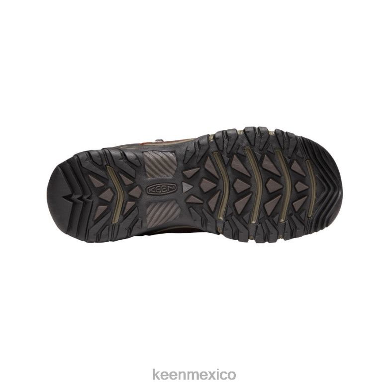 KEEN bota impermeable de encaje alto targhee hombres cacao/mantillo calzado TXRFD389