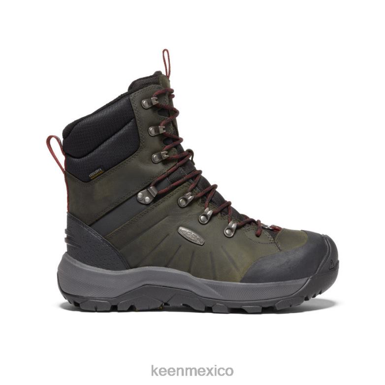 KEEN bota polar alta revel iv hombres imán/alfombra roja calzado TXRFD374